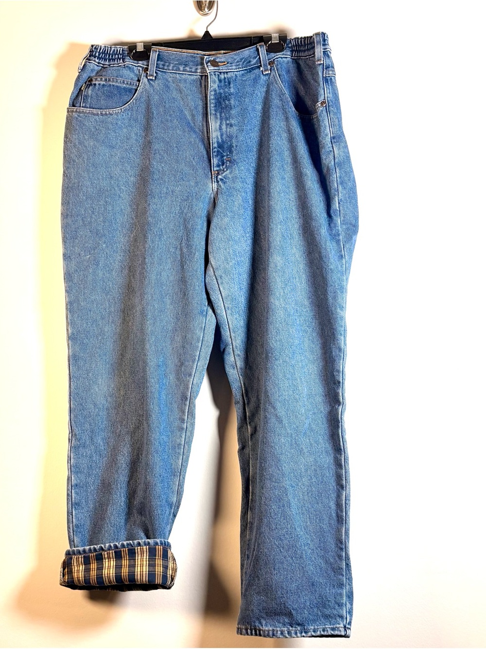 LL Bean Flannel Lined Classic Denim